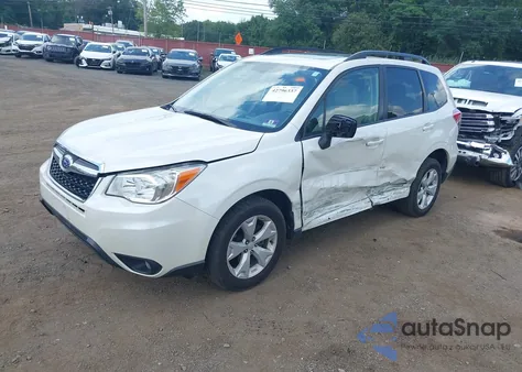 2015 Subaru Forester 2.5I Premium из США, поврежденный, VIN JF2SJADC3FH803610